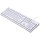 Клавиатура Thunderobot K104 Red Switch USB UA White (6932066308162) - изображение 2