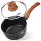 Rondel granitowy Vilde Granitica Wood ze szklaną pokrywką 1.2 l (5900670110564) - obraz 2