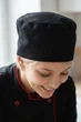 Шапка таблетка поварская с сеткой Т-01 резинка котон - Форма повара (2676126300-64-66) - изображение 1