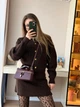 Жіночий комплект костюм спідниця кардиган Коричневий S 44539956 - изображение 3