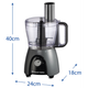 Кухонний комбайн Russell Hobbs 27111-56 Matte Charcoal Food Processor (7030814) - изображение 5