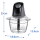 Подрібнювач Russell Hobbs 27131-56 Matte Charcoal Mini Chopper (7030816) - зображення 4