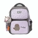 Школьный рюкзак Yes Pusheen Delicacy 39x30x15 см 17.6 л серый (550265) - изображение 1