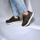 Кроссовки женские коричневые 37р.\ Мод:26330 - изображение 3