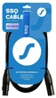 Profesjonalny kabel mikrofonowy SSQ XX1 PRO XLR Męski - XLR Żeński (1 m) (5904161822059) - obraz 1