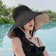 Двусторонняя шляпа с широкими полями UPF 50+ для защиты от солнца black - изображение 2