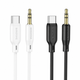 Аудиокабель Borofone BL18 USB Type-C – 3.5 мм AUX Hi-Fi 1 м - изображение 4