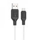 Кабель силиконовый для зарядки и передачи данных USB Type-A - Micro-USB 1 м HOCO X90 Cool 2.4A Белый - изображение 2