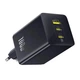 Сетевое зарядное устройство 100W Baseus EnerFill FE11 Fast Charger три порта 2 × Type-C + 1 × USB-A быстрая зарядка PD 3.0 + QC 3.0/4.0 зарядка для ноутбука Black (P10182102123-00) - изображение 4