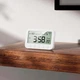 Термометр-гигрометр с часами HOCO HX44 с LCD дисплеем, измерение температуры и влажности, настольный, будильник - изображение 8