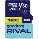 Карта пам'яті GoodRam RIVAL microSDXC 128GB V30 (UHS I U3) + ad (7284591) - изображение 1