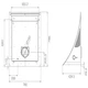 Наклонная вытяжка Elica NUAGE DRYWALL/F/75 под покраску - изображение 7