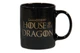 Чашка фарфоровая черная Цилиндр House of the Dragon. Gold 350 мл в упаковке (76001618) - изображение 2
