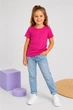 Футболка детская NoBrand Classic кулирная гладь малиновая 98 (TSH-GIRL-MLN-98) - изображение 1