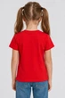 Футболка детская NoBrand Classic кулирная гладь красная 98 (TSH-GIRL-RED-98) - изображение 2