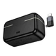Микрофон беспроводной Hoco L22 2в1 Lightning/USB-C Black (6942007663151) - изображение 5