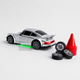 Машинка для дрифта Порш на радиоуправлении Porsche 911 Свет Неоновая подсветка Размер 21 см (Серебристый) - изображение 2