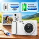 Фотоапарат цифровий DC70D Білий 58 МП, 4K, 16× цифровий зум, 2.8" IPS екран, автофокус, подвійна камера, OTG, акумулятор 1200 мА·год - изображение 7