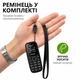 Міні телефон брелок Servo BM310 Dual SIM 0.66" Bluetooth 350 мА·год з підтримкою MicroSD до 16 ГБ, Українська мова інтерфейсу, чорний - изображение 4