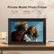 Цифровая фоторамка 10.1" IPS 1280×800 с сенсорным управлением и пультом воспроизведением фото видео музыки MP3 MP4 календарь часы USB SD черная MARITIMUS PW101-W - изображение 9