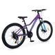 Велосипед горный 26" Profi Balance AM DD алюминиевая рама 13" на рост 135-160 см фиолетовый с голубым (BL-26007) - изображение 3