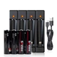 Зарядное устройство Soshine Chocolate-1.5V Set (New)+4 Li AA 3900mWh, AA/AAA Li-Ion, USB, LED, 4ch, Box - изображение 1