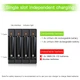 Зарядное устройство Soshine Chocolate-1.5V Set (New)+4 Li AA 3900mWh, AA/AAA Li-Ion, USB, LED, 4ch, Box - изображение 5