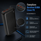 Павербанк Borofone BJ80A Clever PD 20000mAh 22 5W 3A с двумя портами USB Type C быстрой зарядкой PD QC и LED индикатором черный - изображение 3