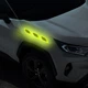Светоотражающие наклейки на авто SafetyStickers, 6 штук, салатовые - изображение 3