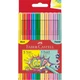 Фломастери Faber-Castell Grip felt-tip pen neon + pastel, тригранні пастельні + неонові, 10 кольорів (30746) - изображение 1