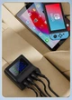 Автомобильное зарядное устройство для ACEFAST B8 Digital Display Car HUB Charger 2.4A, 90W, 4хUSB + Type-C Black (AFB8) - изображение 2