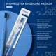 Зубная щетка Medosan SmileCare Medium Blue Medosan Голубая (4823109412217) - изображение 3