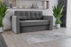 Прямий диван MÜNGER Sofa Gemütlich 166x102x78, з механізмом єврокнижка, з оббивкою з тканини Mars 14 - зображення 1