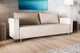 Прямий диван MÜNGER Sofa Ruhe 220x87x75, з механізмом єврокнижка, з оббивкою з тканини Mars 01 - зображення 1