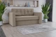 Прямий диван MÜNGER Sofa Gemütlich 166x102x78, з механізмом єврокнижка, з оббивкою з тканини Mars 01 - зображення 1