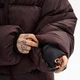 Женский водоветрозащитный пуховик шоколадный L-XL МАЯК-00004835-шоколад - изображение 11