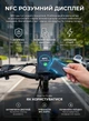 Велосипед електричний потужний складний електро фетбайк для дорослих fatbike з фарою корзиною та крилами жіночий чоловічий електровелосипед з широкими колесами для міста села Shimano на акумуляторі 750W 48V 13Ah LOTDM20 SAMEBIKE Чорний глянсовий 73889 - зображення 5
