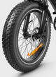 Велосипед електричний потужний складний електро фетбайк для дорослих fatbike з фарою корзиною та крилами жіночий чоловічий електровелосипед з широкими колесами для міста села Shimano на акумуляторі 750W 48V 13Ah LOTDM20 SAMEBIKE Чорний глянсовий 73889 - зображення 15