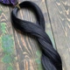 Канекалон для афронарощування LenSom Straight HairUp! 70 см №1 чорний 100г - зображення 1