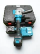 Аккумуляторная болгарка Krafftec DGA554ZL 48 В 6 Аг бесщеточная КШМ 125 мм с двумя АКБ регулировкой оборотов и кейсом - изображение 6