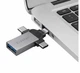 Переходник OTG Earldom ET-OT93 3-в-1 USB 3.0 на USB Type-C и Micro USB, универсальный адаптер для смартфона, планшета, ноутбука - изображение 2