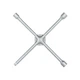 Ключ баллонный крестовый, укрепленный, 1/2", 406×16 мм, 17×19×21 мм, INTERTOOL HT-1603 - изображение 2
