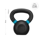 Гиря Gymtek G-42589 чавунна 10 кг Чорна (5905884425893) - зображення 6