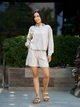 Женские льняные шорты Tencel Linen бежевые XXL - зображення 3