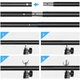 Т-образная стойка держатель для фона Puluz 2x2 м с зеленым тканевым фотофоном 2x3 м - изображение 3