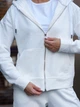 Женский костюм на молнии Teamv NIKEL ZIP 23 Белый L - зображення 5