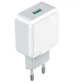 Мережевий зарядний пристрій Grand-X (1xUSB 2.1A) White (CH-03W) - зображення 1