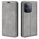 Чехол Taba Retro-Skin для Xiaomi Redmi 15C EU Version 173mm книжка кожа PU с визитницей серый - изображение 1