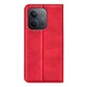 Чехол Taba Retro-Skin для Xiaomi Redmi 15C EU Version 173mm книжка кожа PU с визитницей красный - зображення 5
