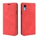 Чохол Taba Retro-Skin для iPhone XR-книжка шкіра PU з візитницею червоний - зображення 7